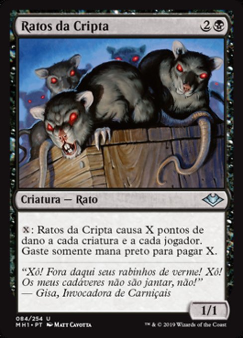 Crypt Rats (PT) - Foil - LaughingDragonMTG