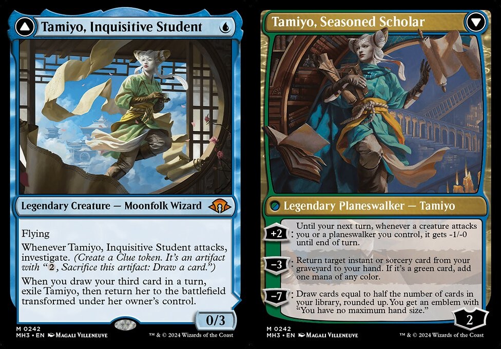 tamiyo mtg cards Tamiyo, Inquisitive Student - DCI Promos - English III — Mill two cards Tamiyo, Field Researcher Art Card