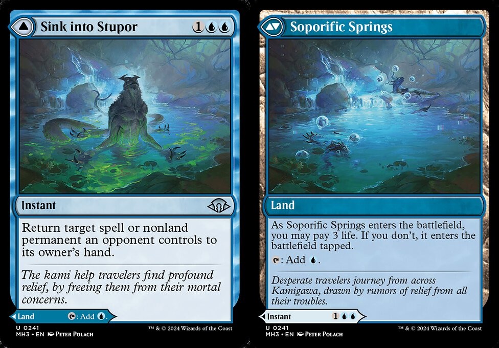 Sink into Stupor // Soporific Springs - Foil - LaughingDragonMTG