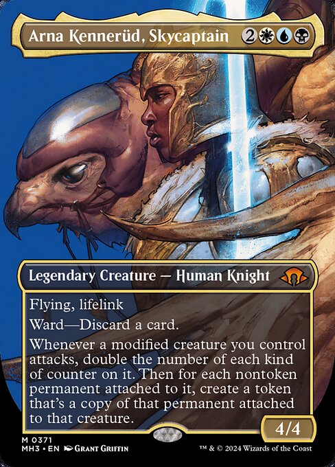 mtg portrait cards Arna Kennerüd, Skycaptain