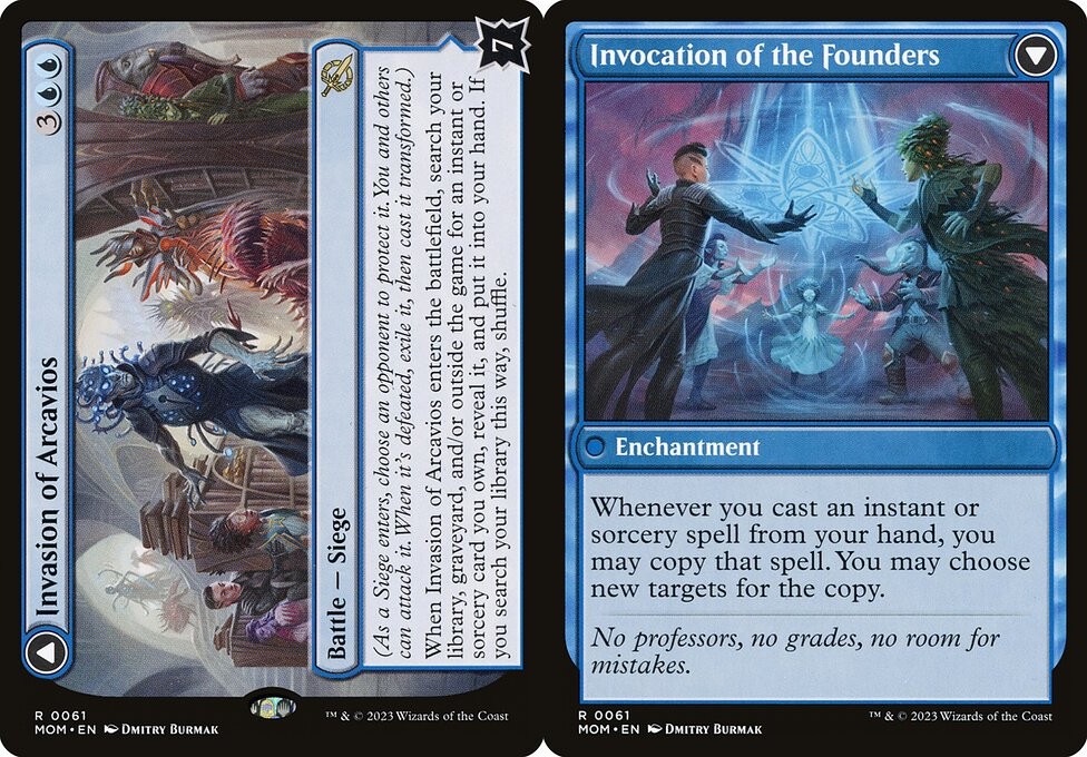 Invasion of Arcavios // Invocation of the Founders - LaughingDragonMTG