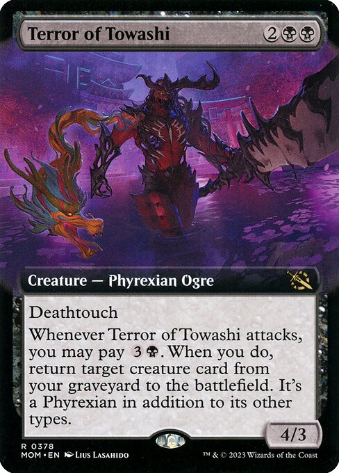 mtg terror card Magic The Gathering - Deep-Sea (052/272) - Origins ending phase Terror of Towashi - Extended