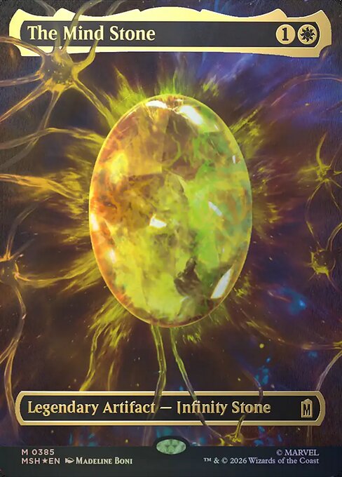 The Mind Stone - Cosmic Foil Extended Art - LaughingDragonMTG