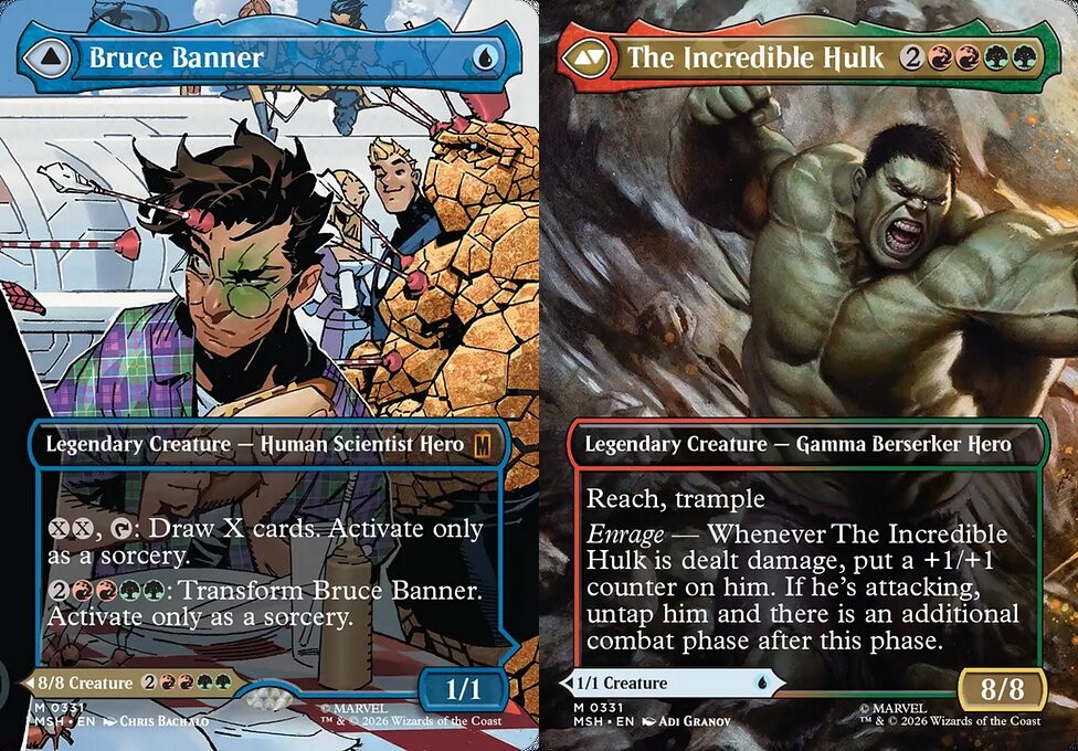 Bruce Banner // The Incredible Hulk (#331) - Foil Extended Art
