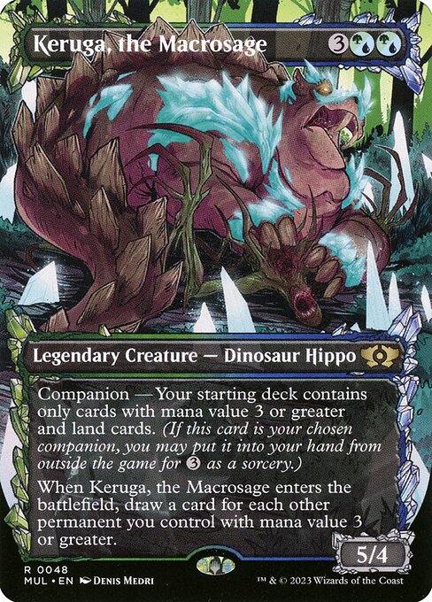extended art cards mtg Abstruse Archaic (Extended Art) [Commander Masters] main image 0