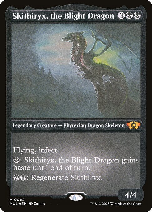 Skithiryx, the Blight Dragon - Foil Etched - LaughingDragonMTG