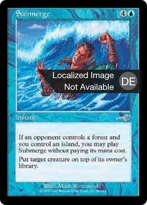 MTG 水没 submerge英語 foil Submerge | Nemesis | Star City Games