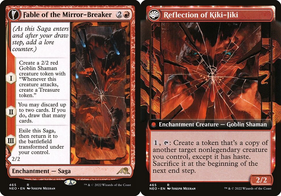 Fable of the Mirror-Breaker // Reflection of Kiki-Jiki - Extended Art -  LaughingDragonMTG