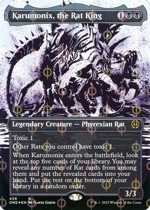 Karumonix, the Rat King - Step-and-Compleat Foil Extended Art Showcase -  LaughingDragonMTG
