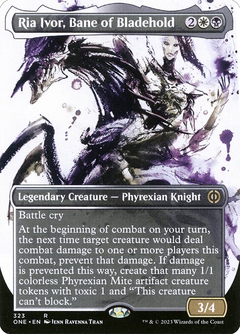 Ria Ivor, Bane of Bladehold - Extended Art Showcase - LaughingDragonMTG Ria Ivor, Bane of Bladehold - Extended Art Showcase - LaughingDragonMTG