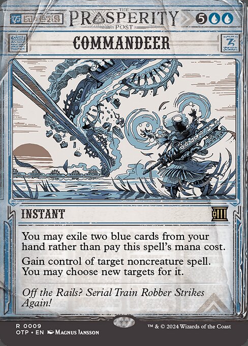 mtg prosperity cards Magic The Gathering - Outlaws of Thunder Junction - Breaking News (Damage and effects that say destroy dont destroy it.) Breaking News (OTP) Card Gallery