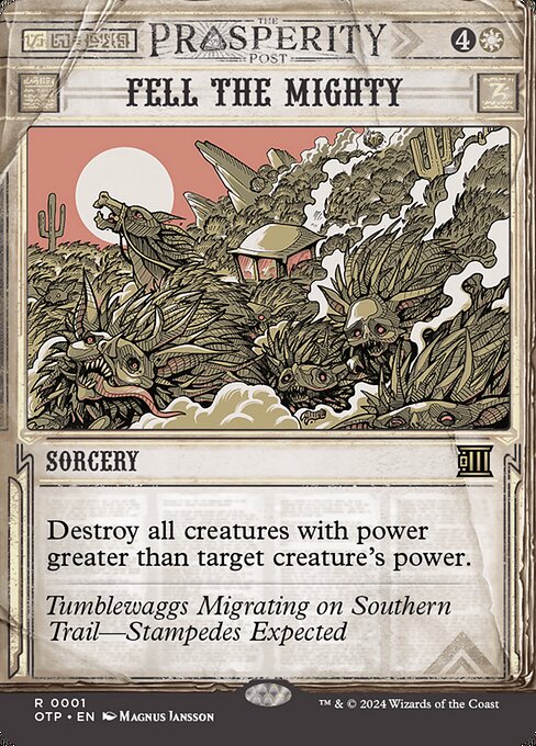 prosperity cards mtg Magic The Gathering - Outlaws of Thunder Junction - Breaking News Activate only as a sorcery Prosperity Price | mtg