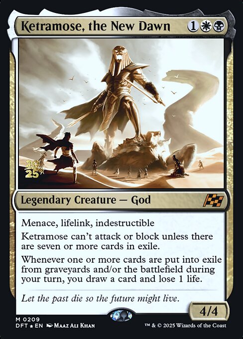 Ketramose, the New Dawn - Foil Prerelease Promo - Paragon City Games