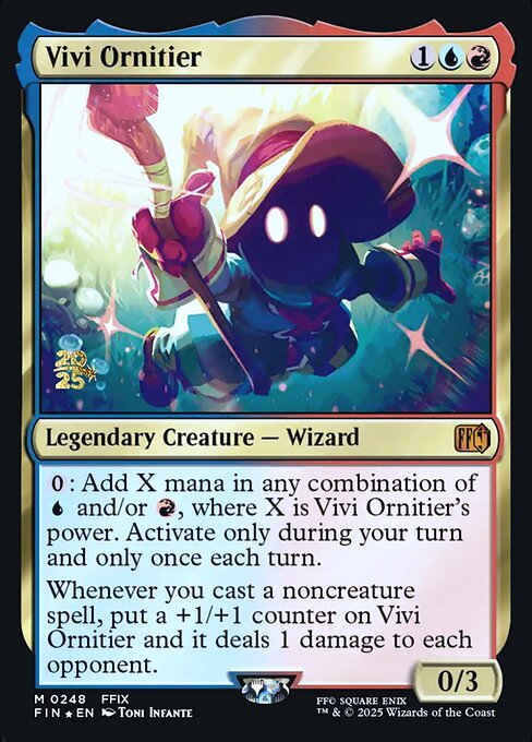 Vivi Ornitier (FIN-514) - FINAL FANTASY: (Extended Art) Foil - Damaged Vivi Ornitier (FIN-514) - FINAL FANTASY: (Extended Art) Foil - Damaged
