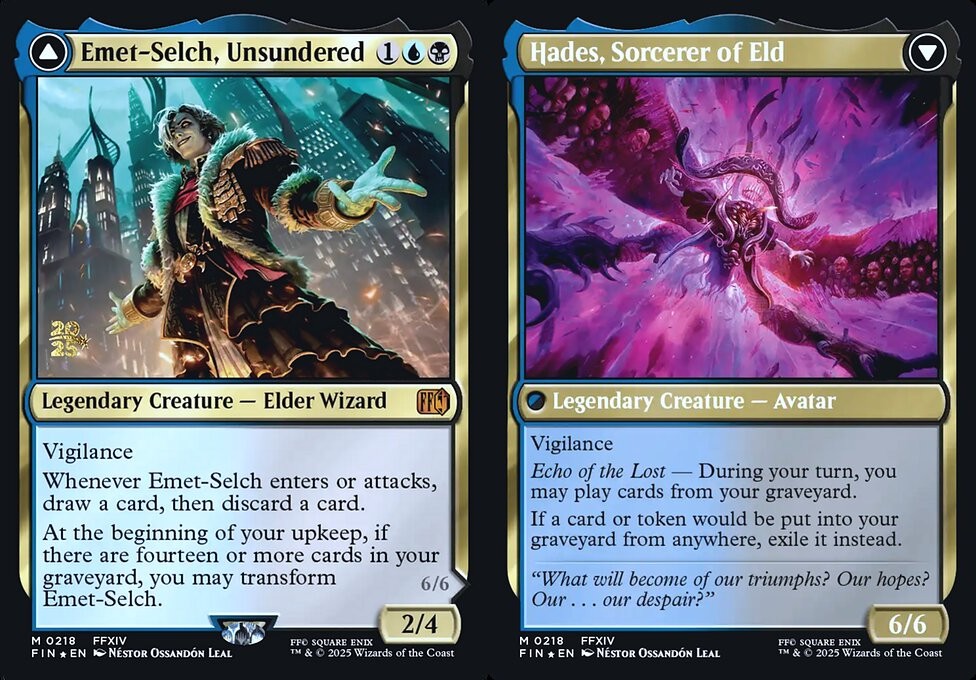 MTG/拡張/foil/エメトセルク/Emet-Selch,Unsundered MTG FOIL Original, Emet-Selch, Unsundered No.394 (Full Art