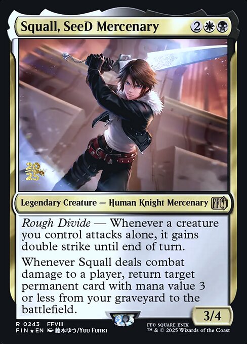 人気の Mercenary SeeD Squall, - Promo Prerelease Foil マジック：ザ・ギャザリング