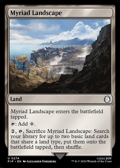 mtg landscape cards Magic The Gathering - Modern Horizons 3 - Tranquil Sacrifice Tranquil Landscape Tranquil Landscape (MH3-231) - [Modern
