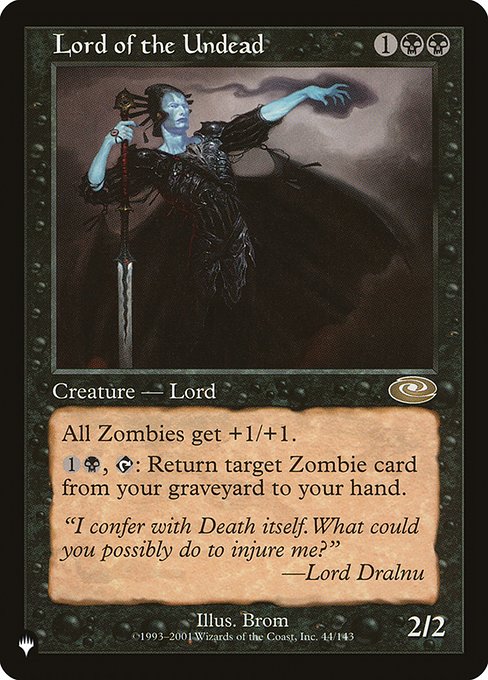 foil　8ED・アンデッドの王/Lord of the Undead　2枚 foil 8ED・アンデッドの王/Lord of the Undead 2枚 Lord of the Undead