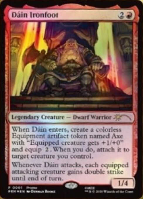 Dáin Ironfoot - Foil Promo - LaughingDragonMTG