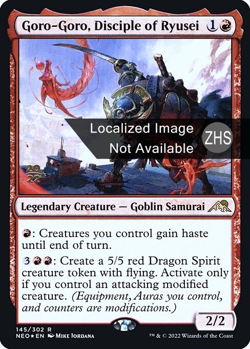 Goro-Goro, Disciple of Ryusei (ZHS) - Foil Prerelease Promo