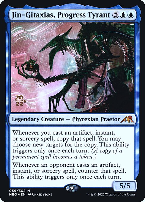 マジック：ザ・ギャザリング Jin-Gitaxias, Progress Tyrant Foil Jin-Gitaxias, Progress Tyrant (Extended Art) | Kamigawa