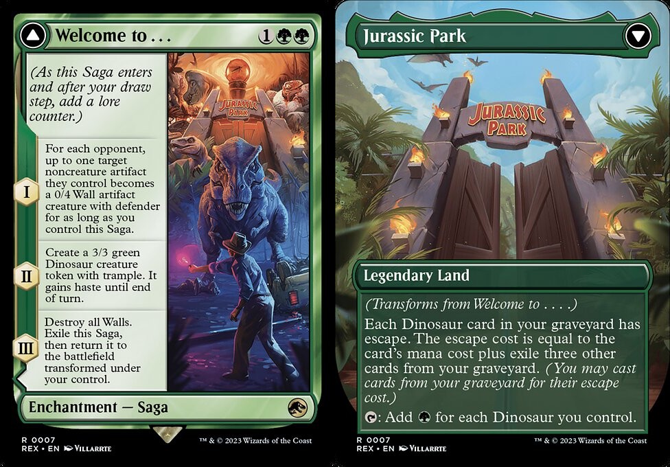 Welcome to . . . // Jurassic Park - Extended Art - LaughingDragonMTG