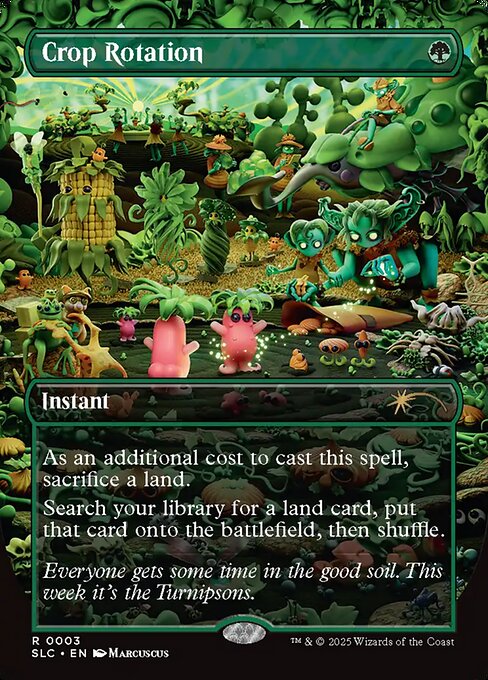 MTG Crop Rotation 拡張アート Foil 4枚 Crop Rotation - Foil Extended Art - LaughingDragonMTG