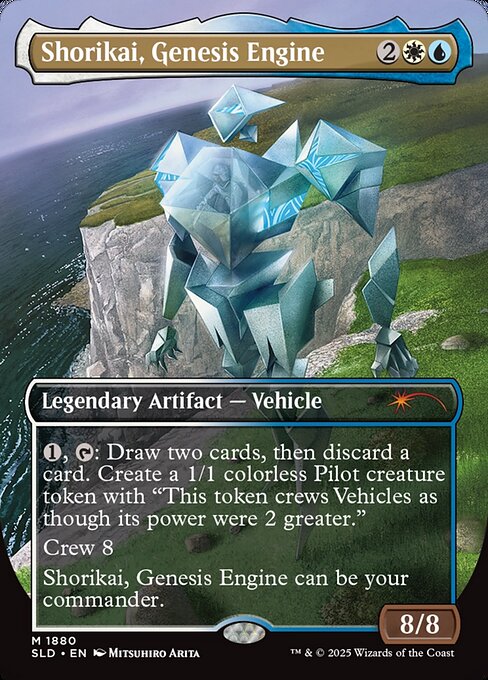 Shorikai, Genesis Engine - Extended Art - LaughingDragonMTG