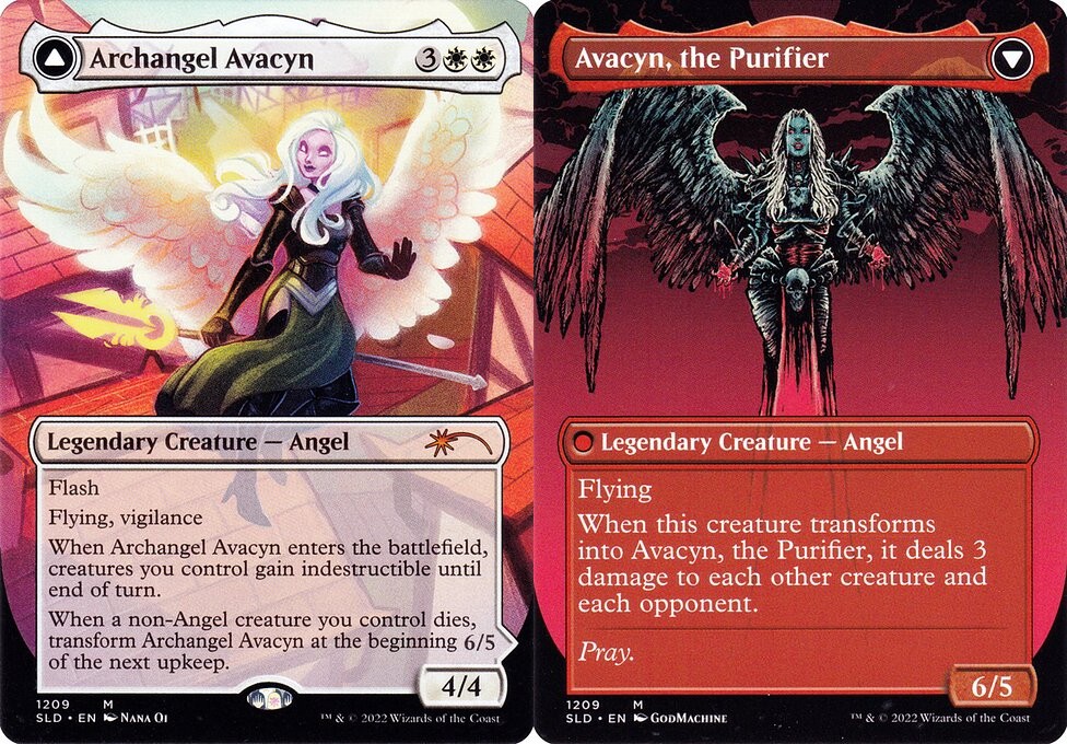 Archangel Avacyn // Avacyn, the Purifier - Thick Stock - Magic Stronghold Games Archangel Avacyn // Avacyn, the Purifier - Thick Stock - Magic Stronghold Games