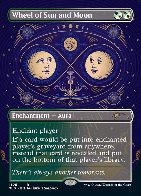 Wheel of Sun and Moon - Foil Extended Art Wheel of Sun and Moon - Foil Extended Art