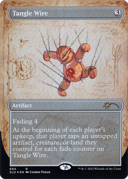 MTG 絡みつく鉄線　foil Tangle Wire 4枚セット MTG 絡みつく鉄線 Tangle Wire 4枚セット MTG 絡みつく鉄線 Tangle