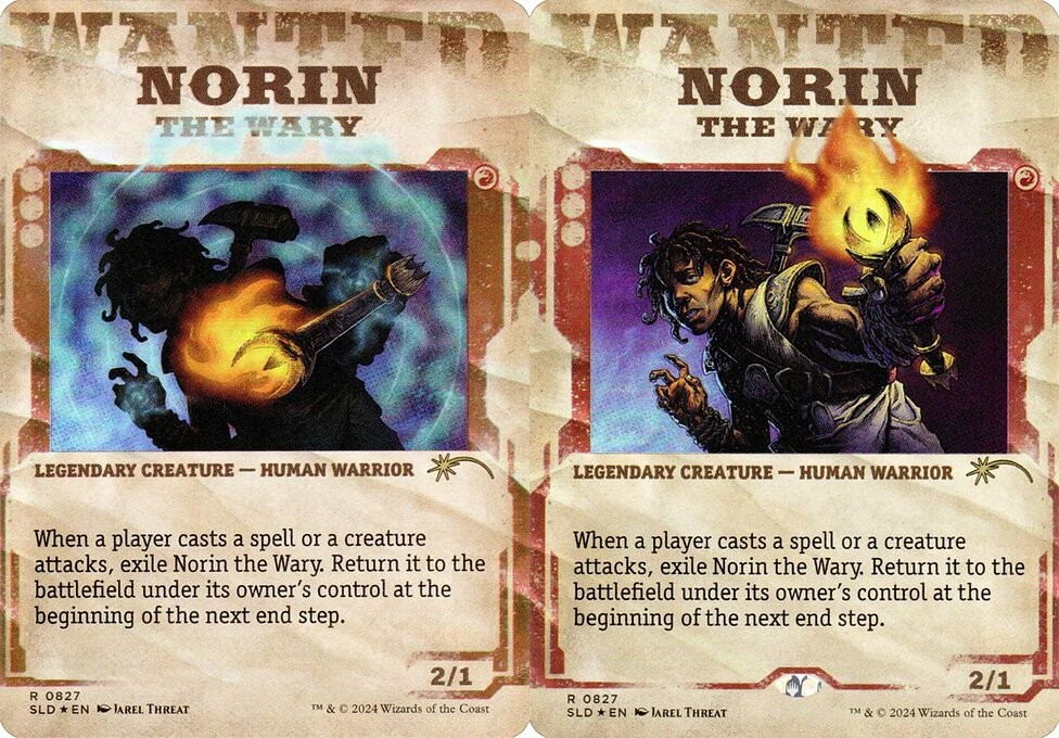 Norin the Wary // Norin the Wary - Rainbow Foil Extended Art