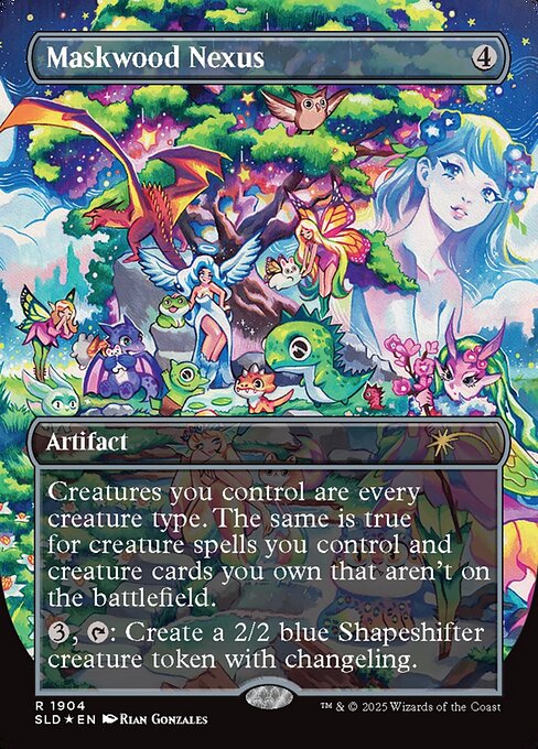 rainbow cards mtg Princess Twilight Sparkle Magic the Gathering Proxy Mint / near mint condition trading card Maskwood Nexus - Double Rainbow