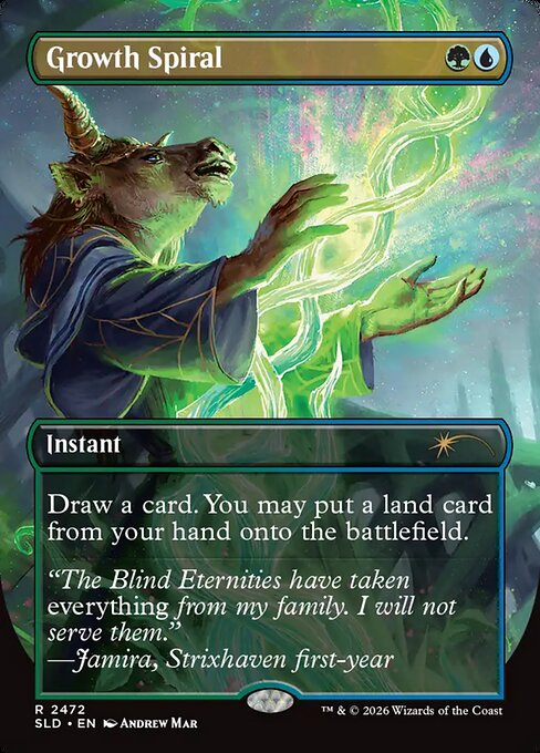 Growth Spiral (#2472) - Extended Art - LaughingDragonMTG