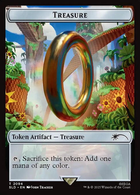 Treasure (#2094) - Rainbow Foil Token - Heavy J's Card House