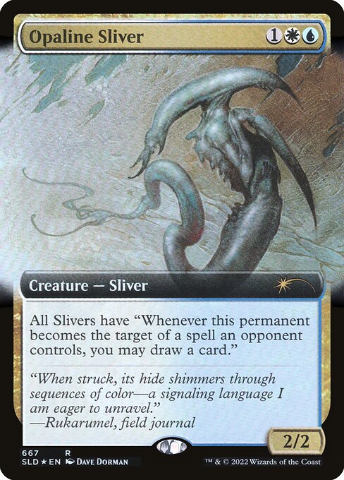 mtg sliver card draw MTGNexus Riptide Project researcher Opaline Sliver - Foil Extended