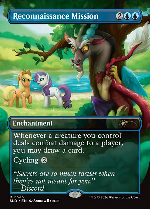 Reconnaissance Mission - Extended Art - LaughingDragonMTG