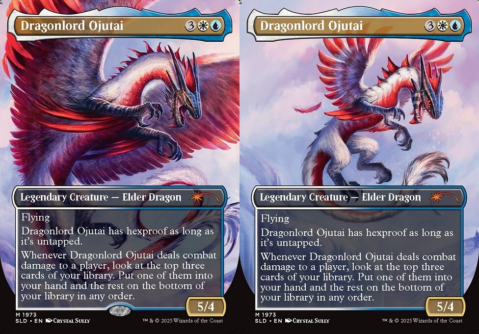 Dragonlord Ojutai // Dragonlord Ojutai - Rainbow Foil Extended Art