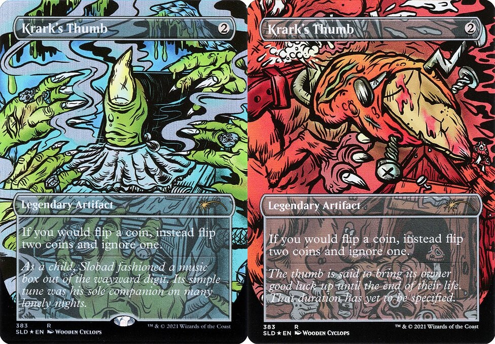 Krark's Thumb // Krark's Thumb - Foil Extended Art