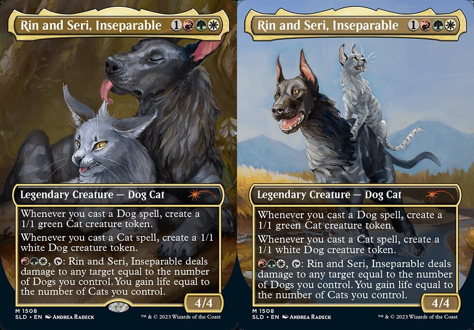 Rin and Seri, Inseparable // Rin and Seri, Inseparable - Foil Extended Art  - LaughingDragonMTG