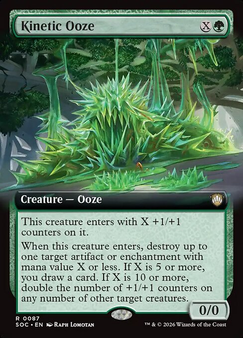 ooze mtg cards Garden [Shards of Alara] and counters are modifications.) It eats the royal garbage Kinetic Ooze - Extended Art