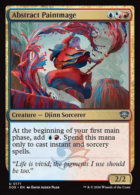 Abstract Paintmage - Foil - LaughingDragonMTG
