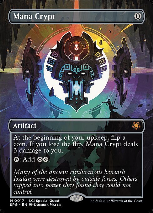 Mana Crypt - Foil Extended Art - Heavy J's Card House
