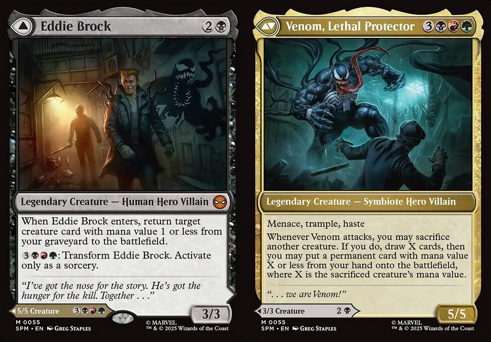 venom eddie brock mtg card Custom Proxy Eddie Brock // Venom, Lethal