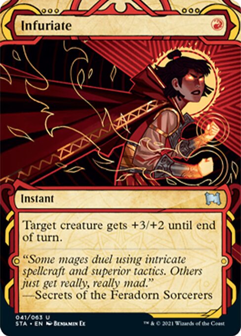 mtg etched cards How can you tell the difference between foil and foil-etched? : r/magicTCG Activate only as a sorcery. Infuriate - Foil Etched Extended