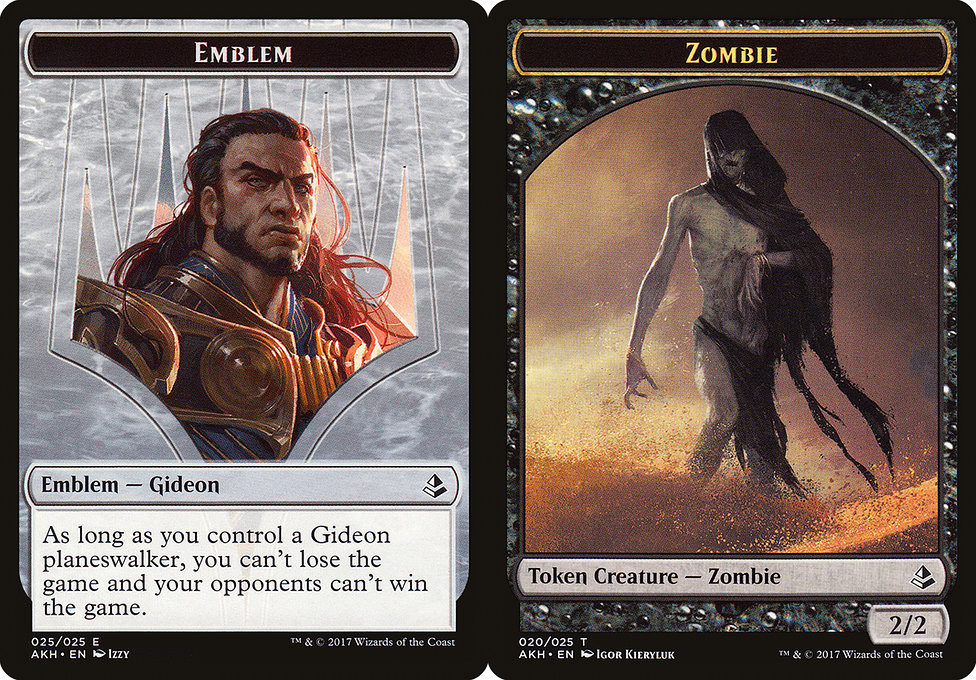 Gideon of the Trials Emblem // Zombie - Token - Magic Stronghold Games Gideon of the Trials Emblem // Zombie - Token - Magic Stronghold Games