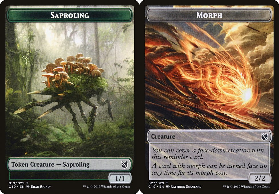 Saproling // Morph - Token - LaughingDragonMTG Saproling // Morph - Token - LaughingDragonMTG
