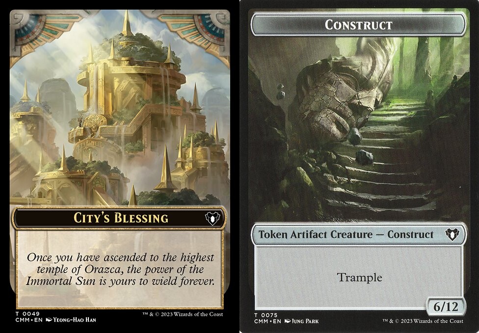 City's Blessing // Construct (#49&75) - Token - Bill & Ogre's Games City's Blessing // Construct (#49&75) - Token - Bill & Ogre's Games