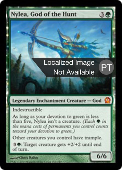 mtg green god cards Nylea, of the Hunt | Secret Lair Drop | Price, Card Text, Similar & Offers A single individual card from the Magic Ojer Kaslem, Deepest Growth -