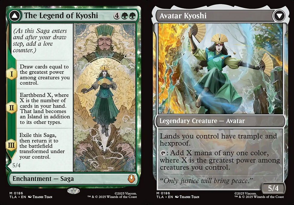 The Legend of Kyoshi // Avatar Kyoshi - Foil - LaughingDragonMTG The Legend of Kyoshi // Avatar Kyoshi - Foil - LaughingDragonMTG